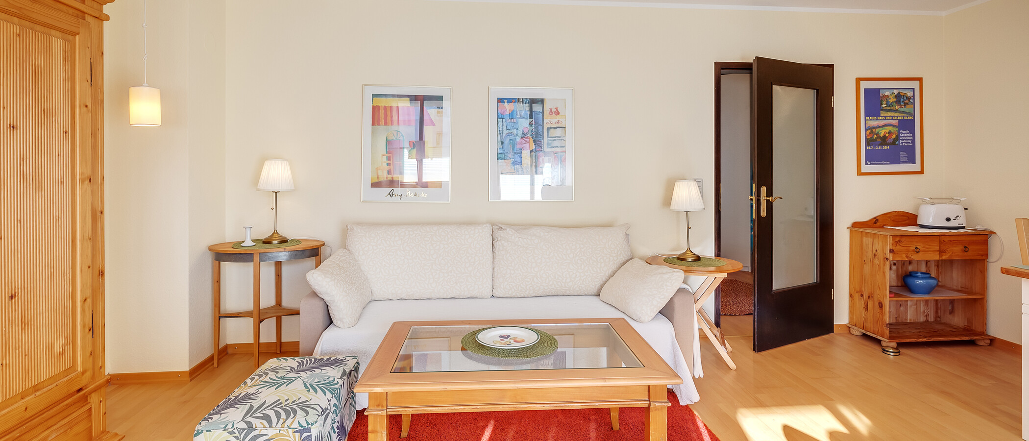 apartamento München Schwabing-Nord (zw. Belgrad- & Leopoldstraße) 04 zona de día  1494