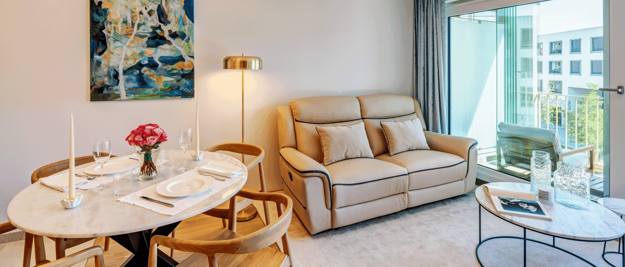 apartamento München Pasing 02 zona de día  14940