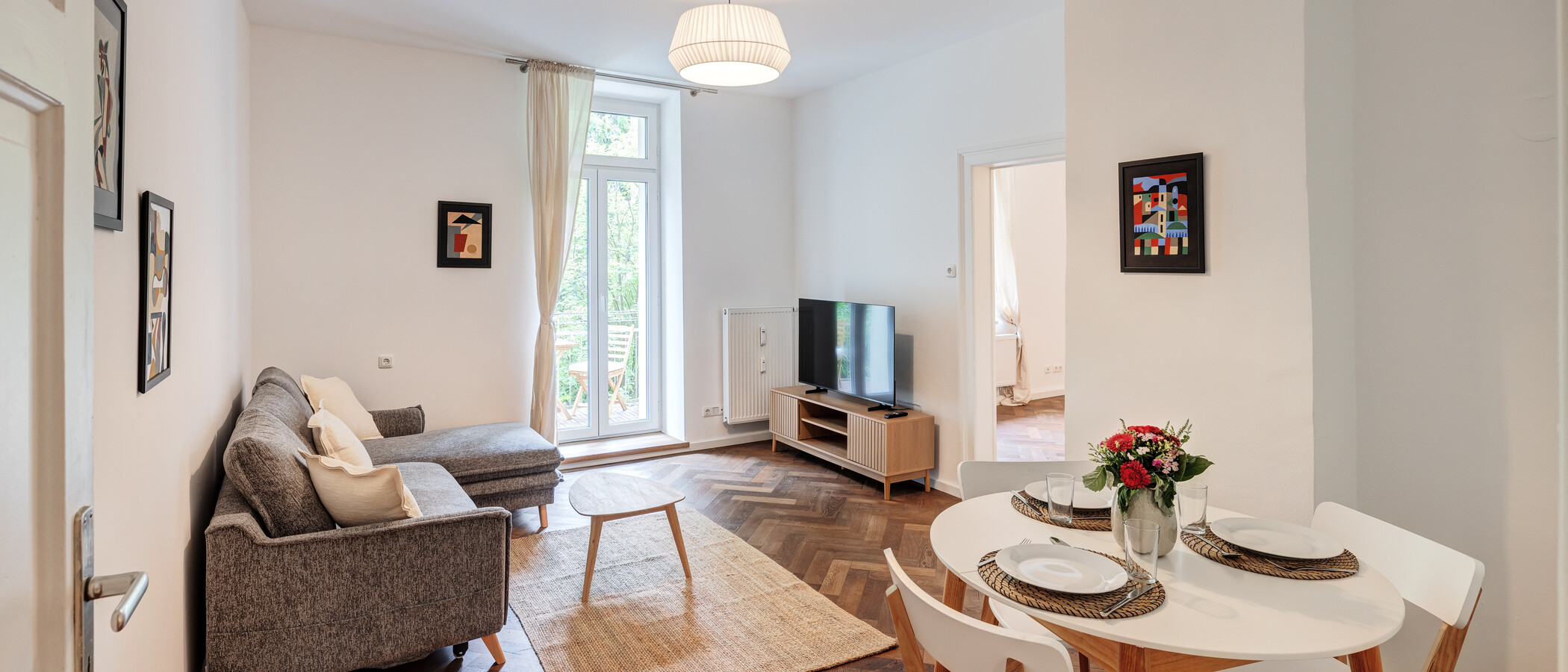 apartamento München Neuhausen 01 zona de día  14942