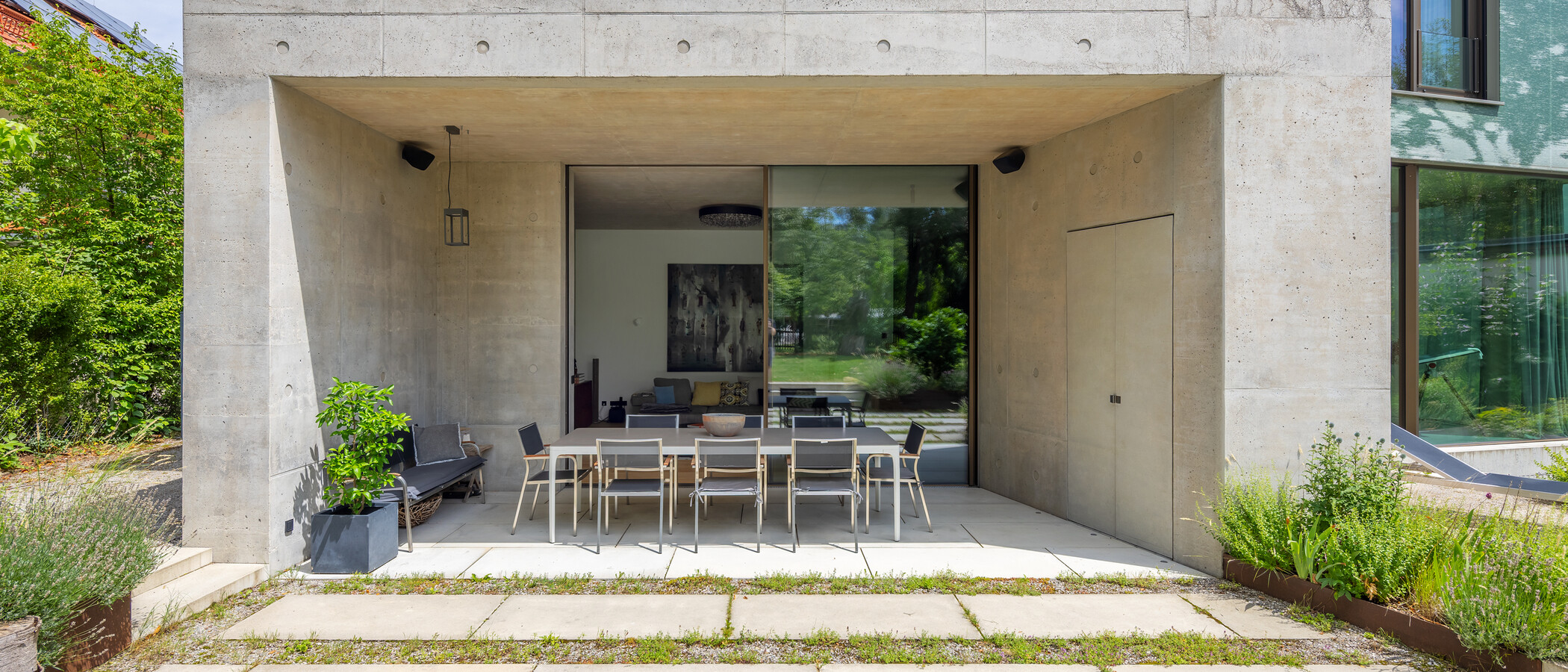 villa München Harlaching 02 terraza 14944