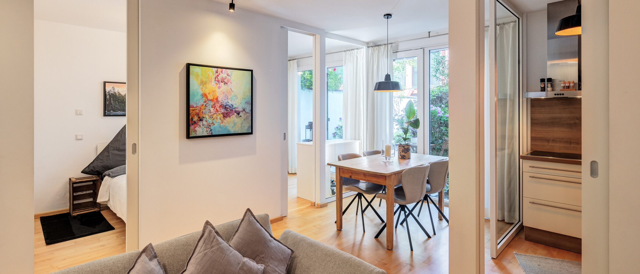 apartamento München Maxvorstadt - Museumsviertel 01 zona de día  14945