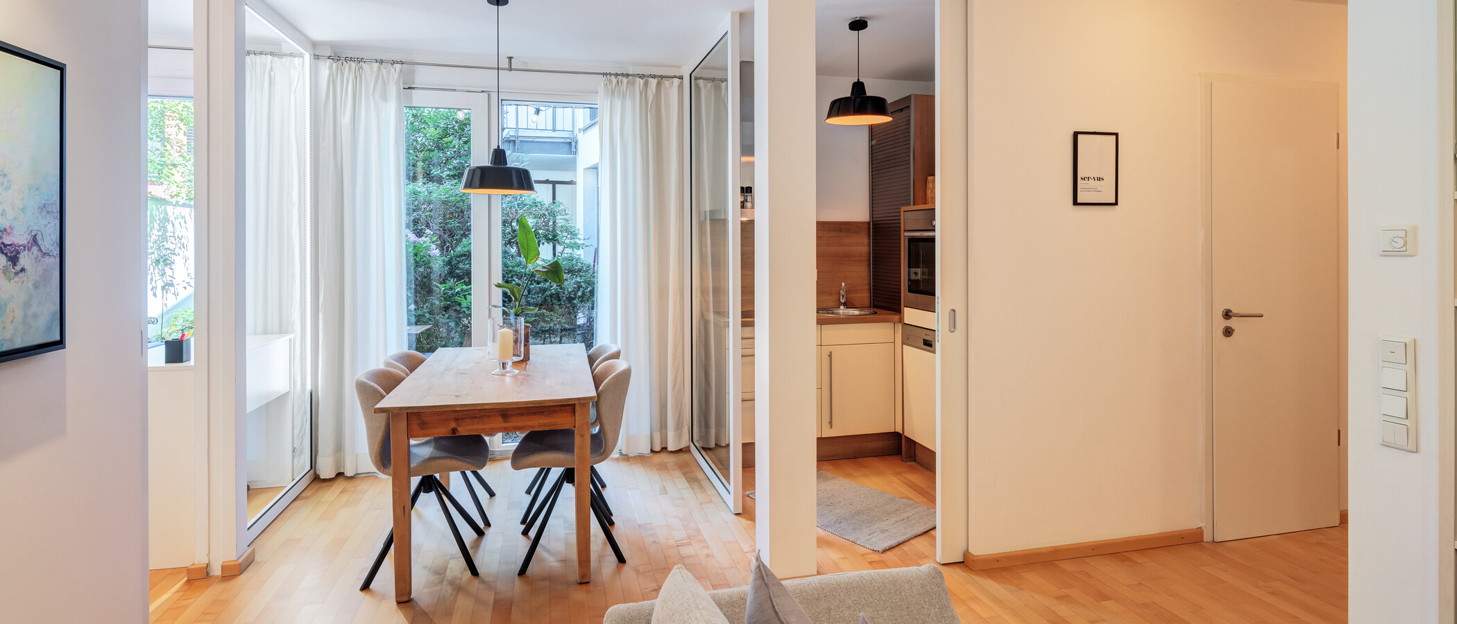 apartamento München Maxvorstadt - Museumsviertel 02 zona de día  14945