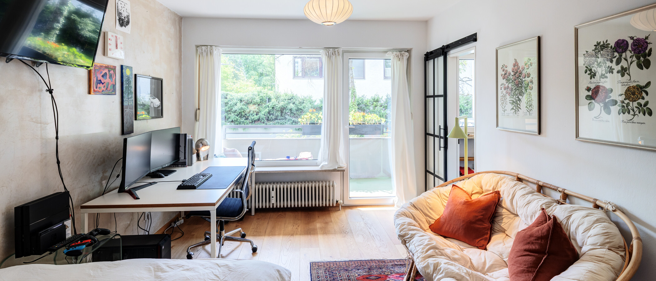 apartamento München Harlaching 02 zona de día  14949