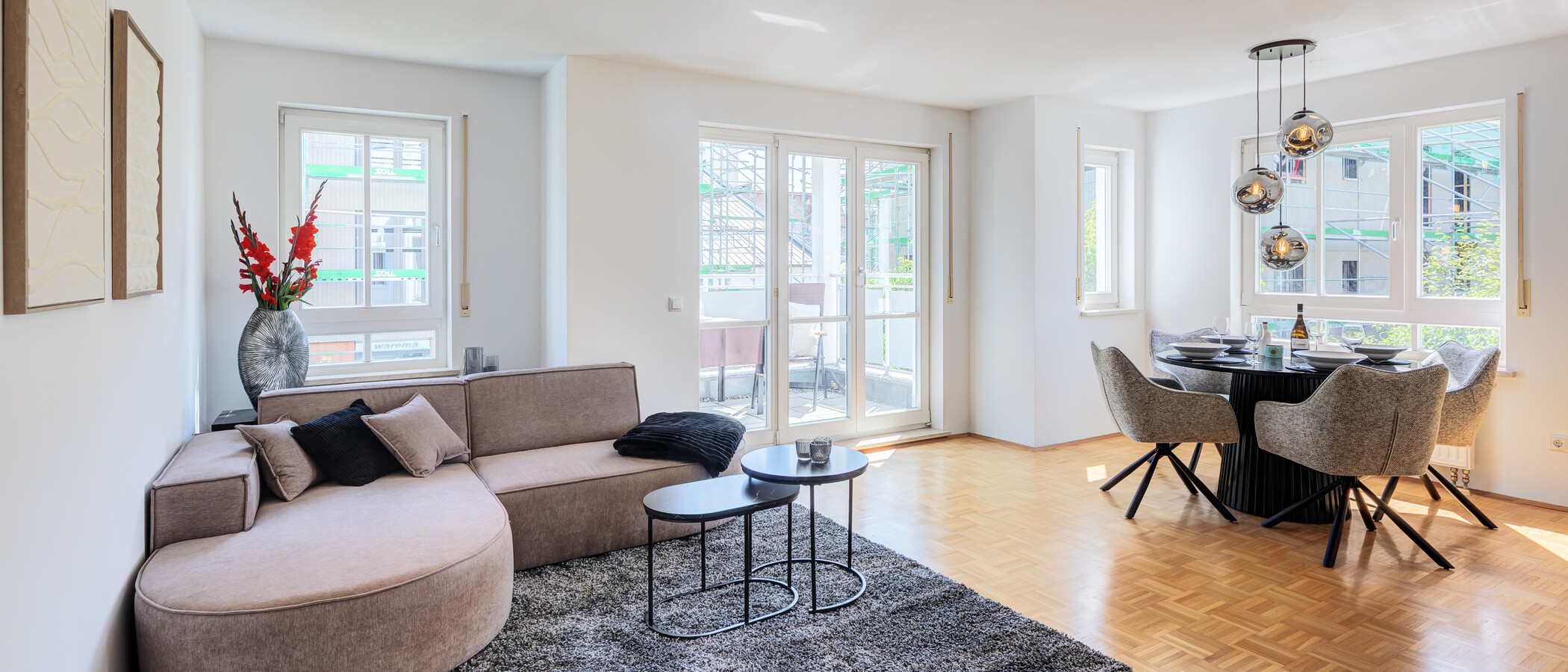 apartamento Herrsching am Ammersee 01 zona de día  14952