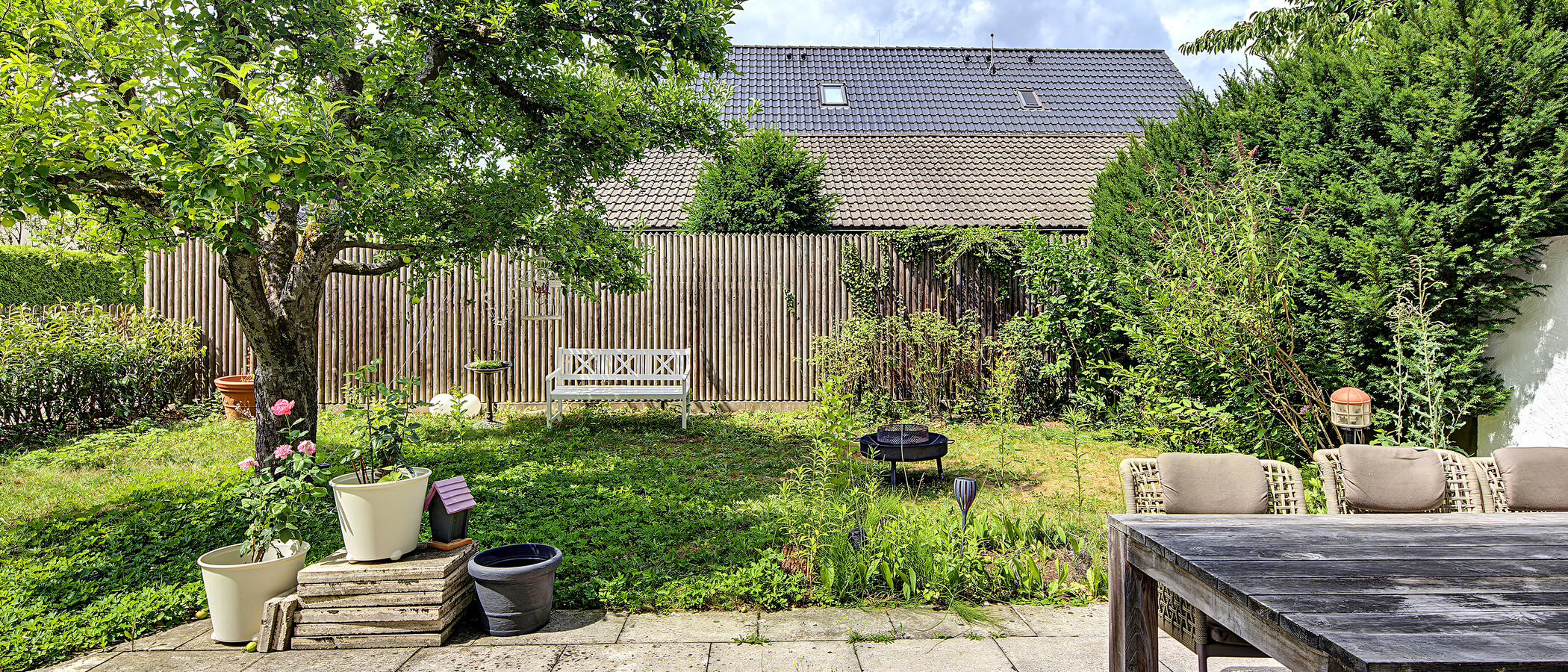 casa München Waldtrudering 01 jardín 14955
