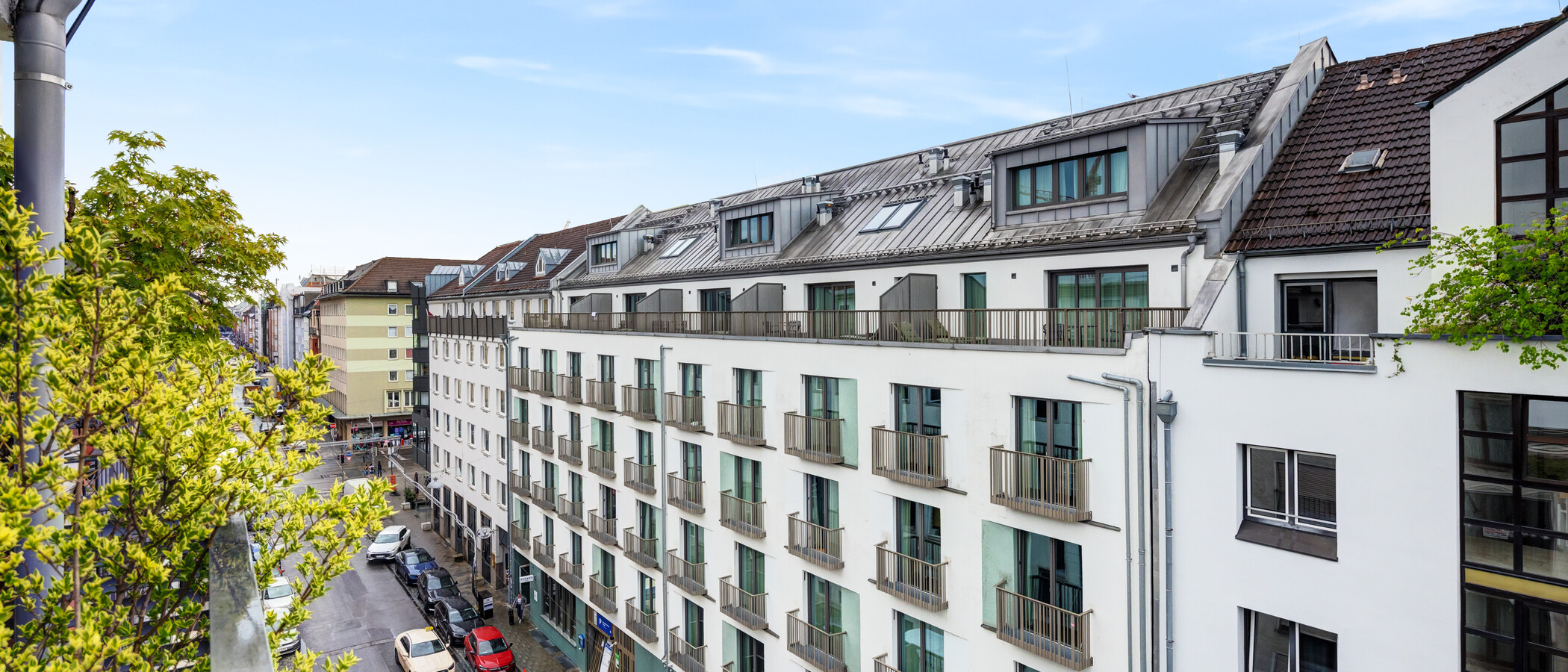 ático con terraza München Ludwigsvorstadt 03 vista 14956