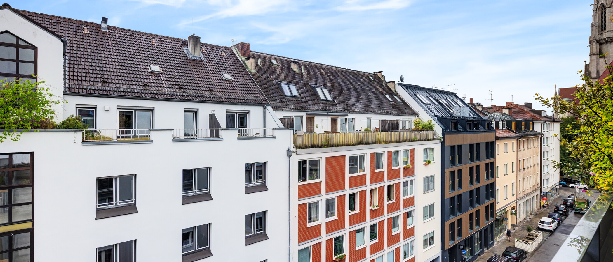ático con terraza München Ludwigsvorstadt 04 vista 14956