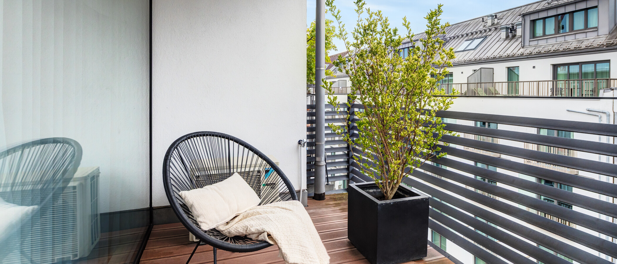 ático con terraza München Ludwigsvorstadt 01 2. logia 14956