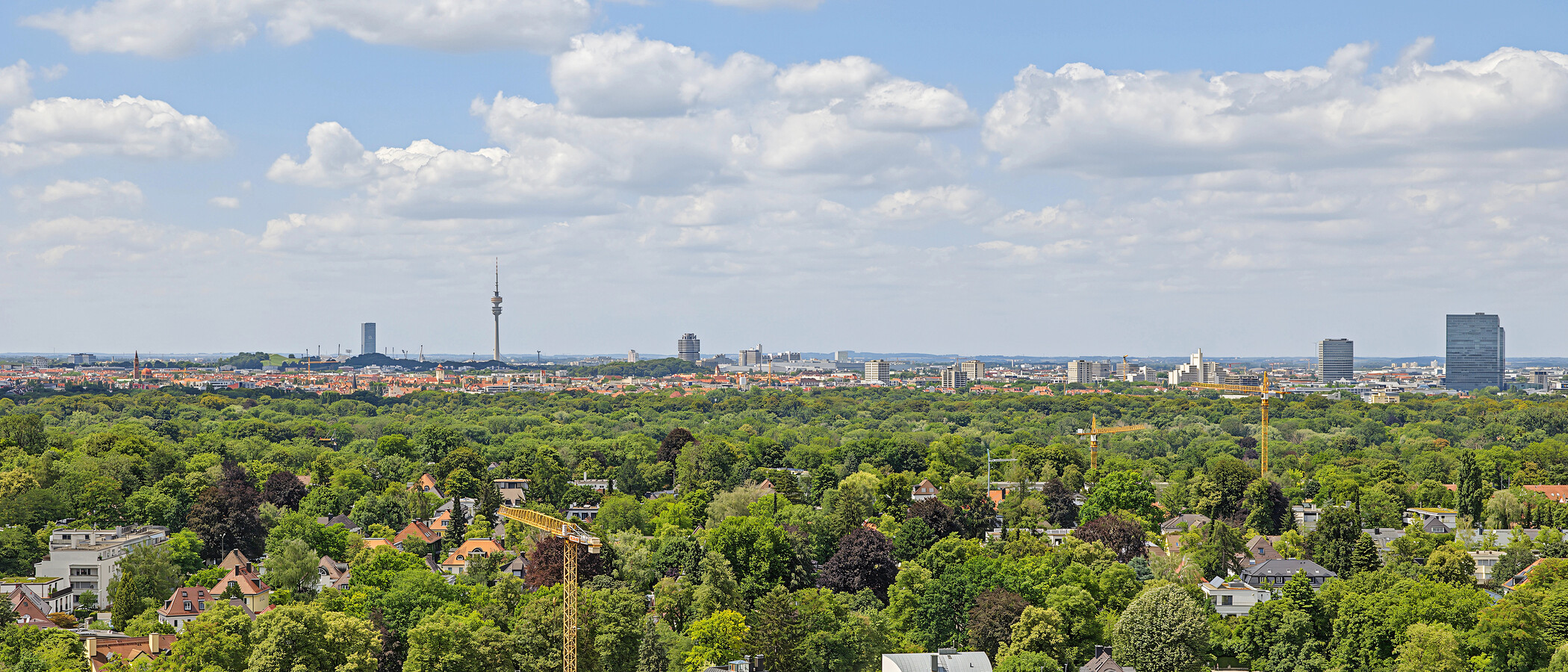 apartamento München Arabellapark 04 patio común 14958
