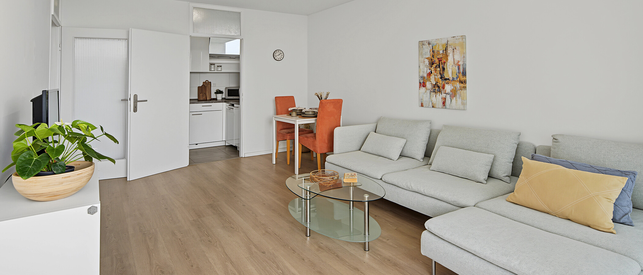 apartamento München Arabellapark 03 zona de día  14958