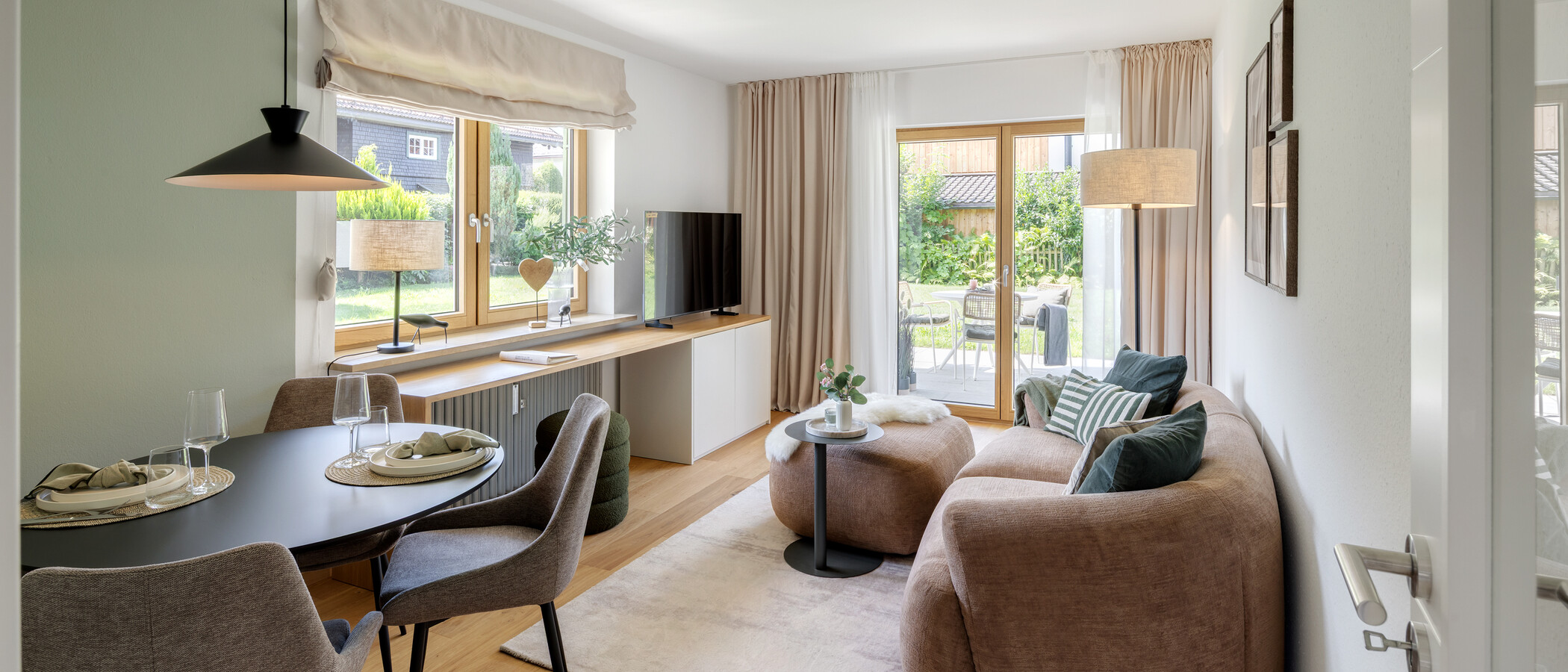 apartamento Rottach-Egern 02 zona de día  14959