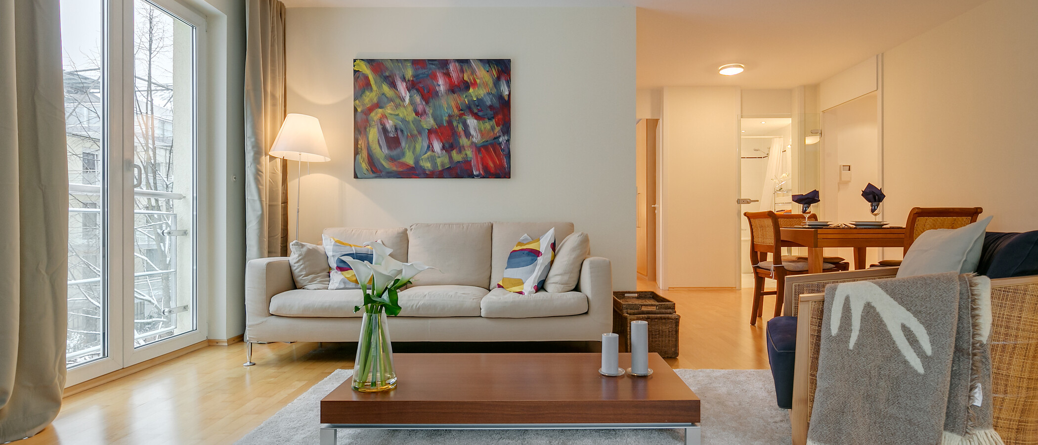 apartamento München Glockenbachviertel 01 salón 1496