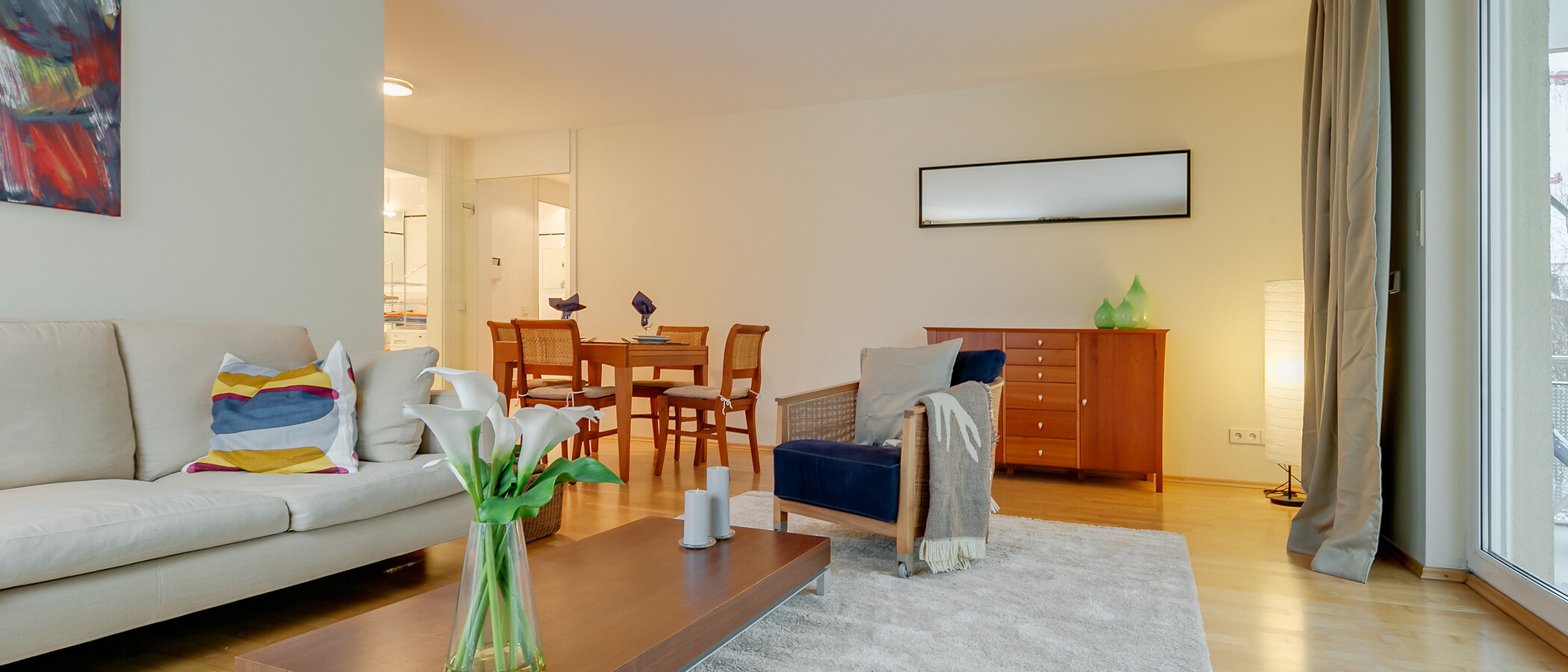 apartamento München Glockenbachviertel 05 salón 1496