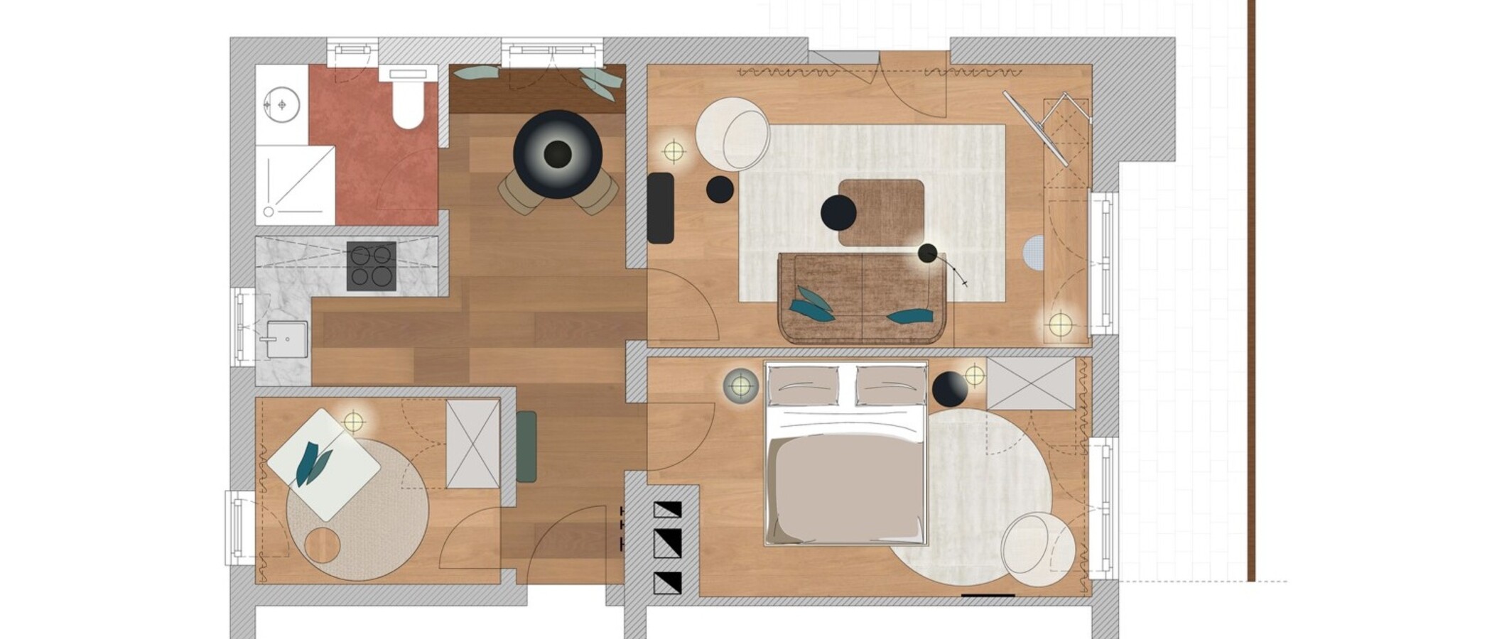 apartamento Rottach-Egern 01 plano 14965