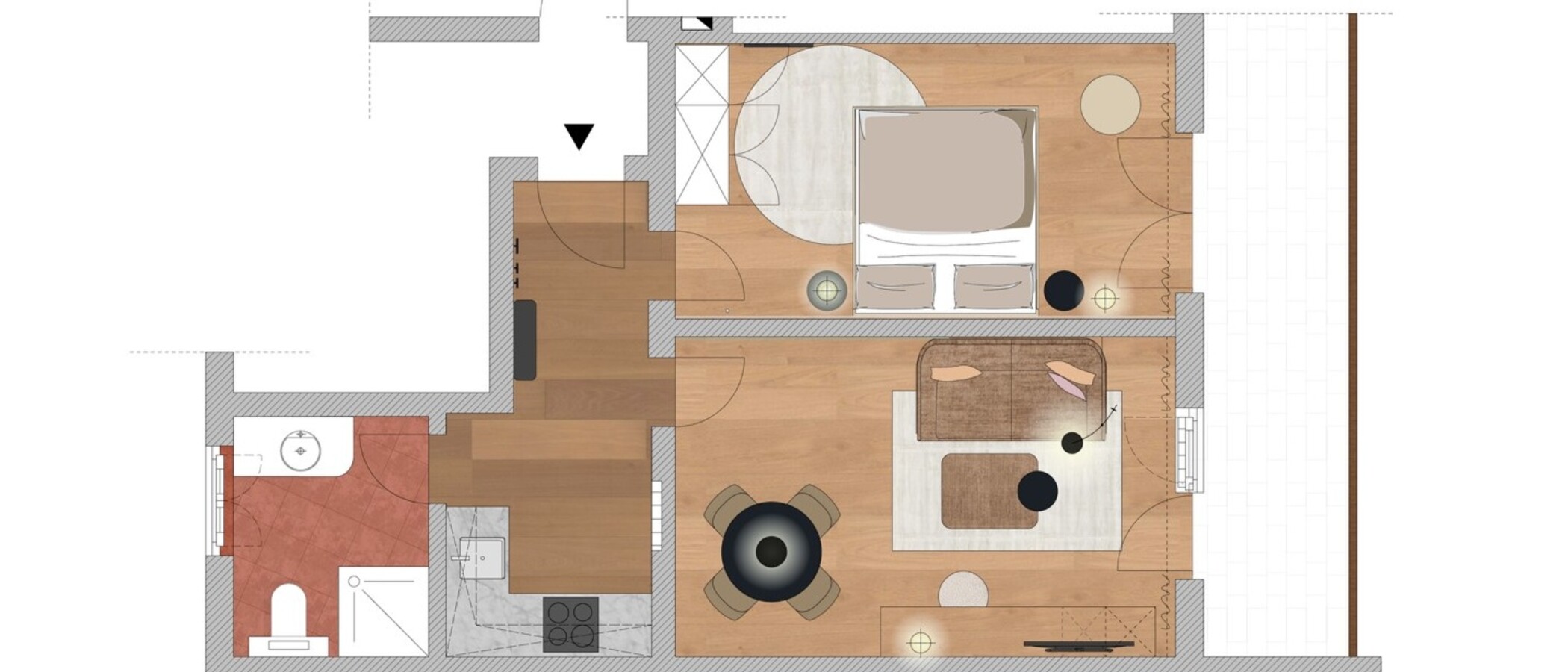 apartamento Rottach-Egern 01 plano 14966