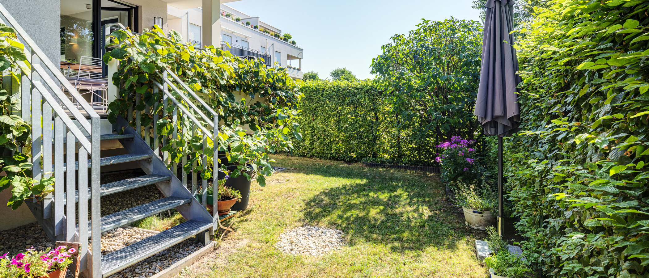 dúplex München Oberföhring 01 jardín 14969