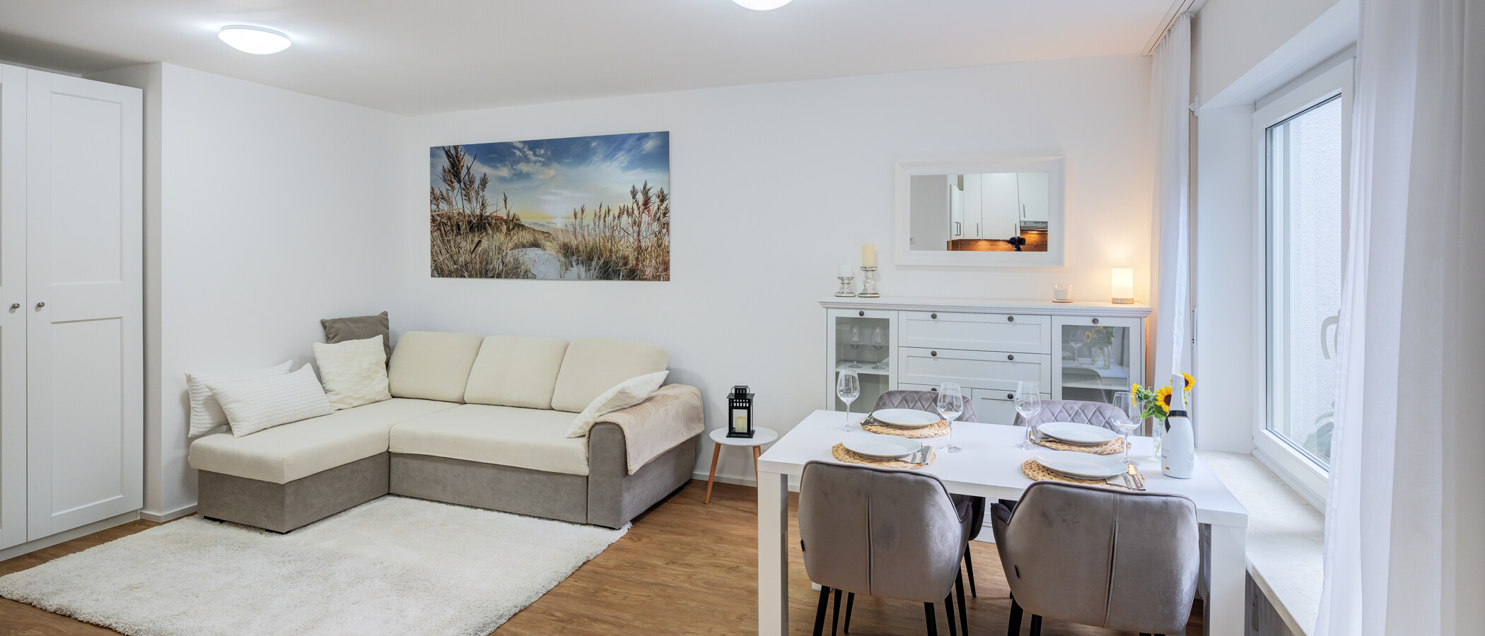 apartamento München Parkstadt Solln 02 zona de día  14974