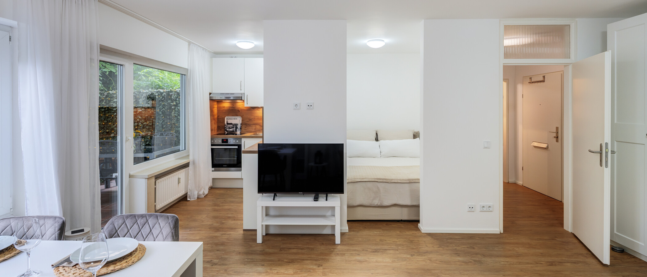 apartamento München Parkstadt Solln 04 zona de día  14974