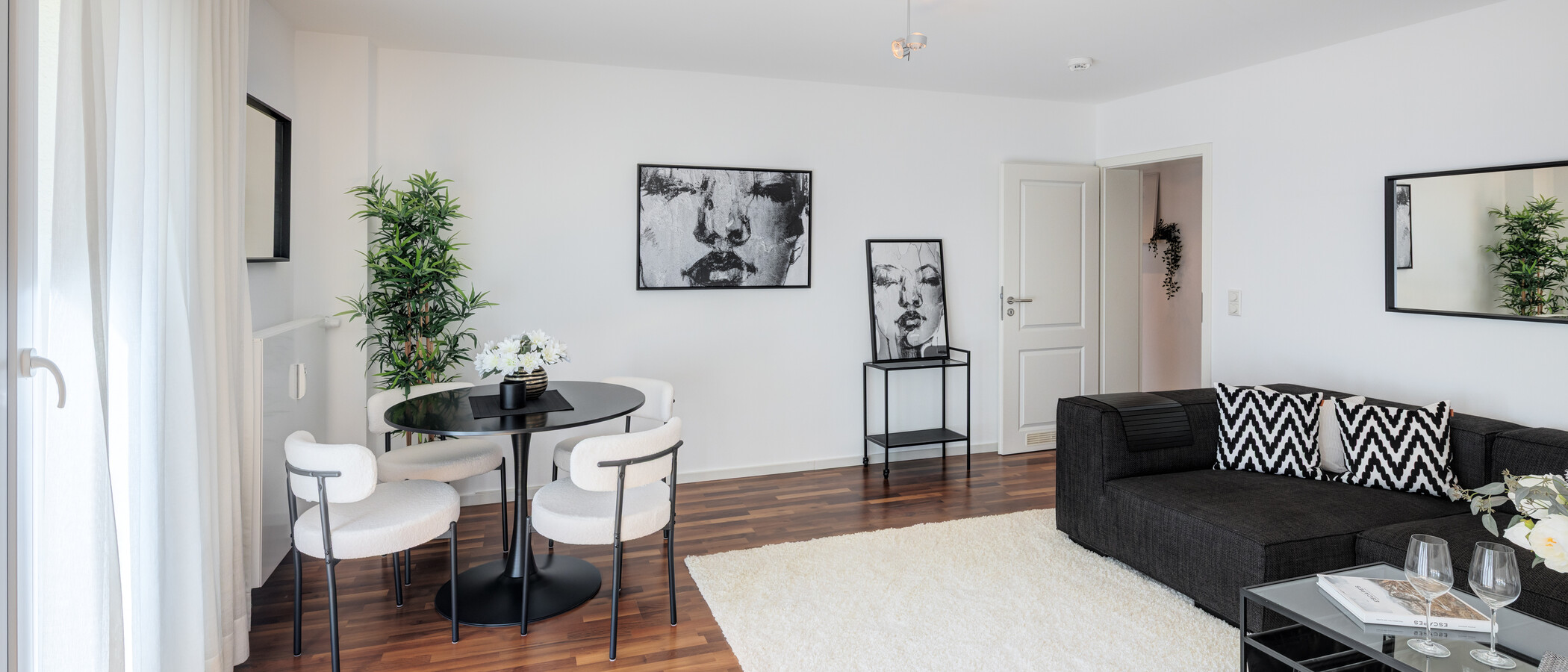 apartamento München Schwabing-West (rund um den Hohenzollernplatz) 02 sala de estar 14976