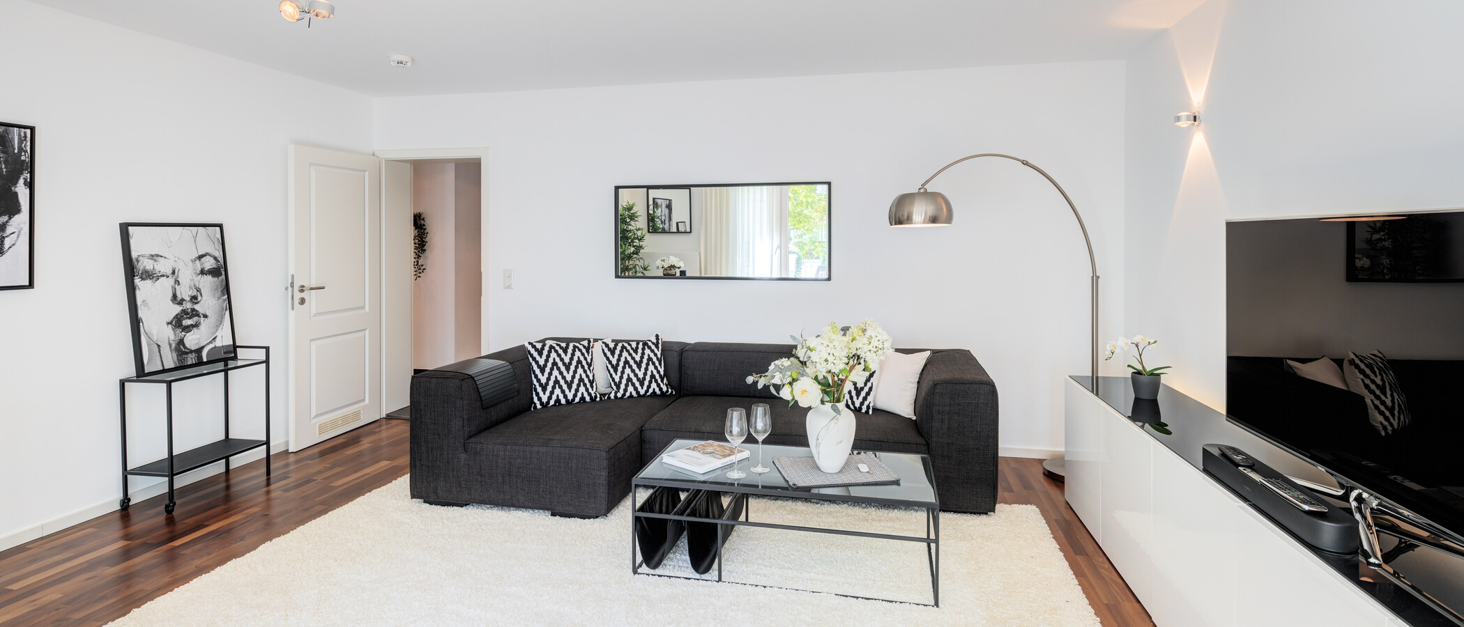 apartamento München Schwabing-West (rund um den Hohenzollernplatz) 03 sala de estar 14976