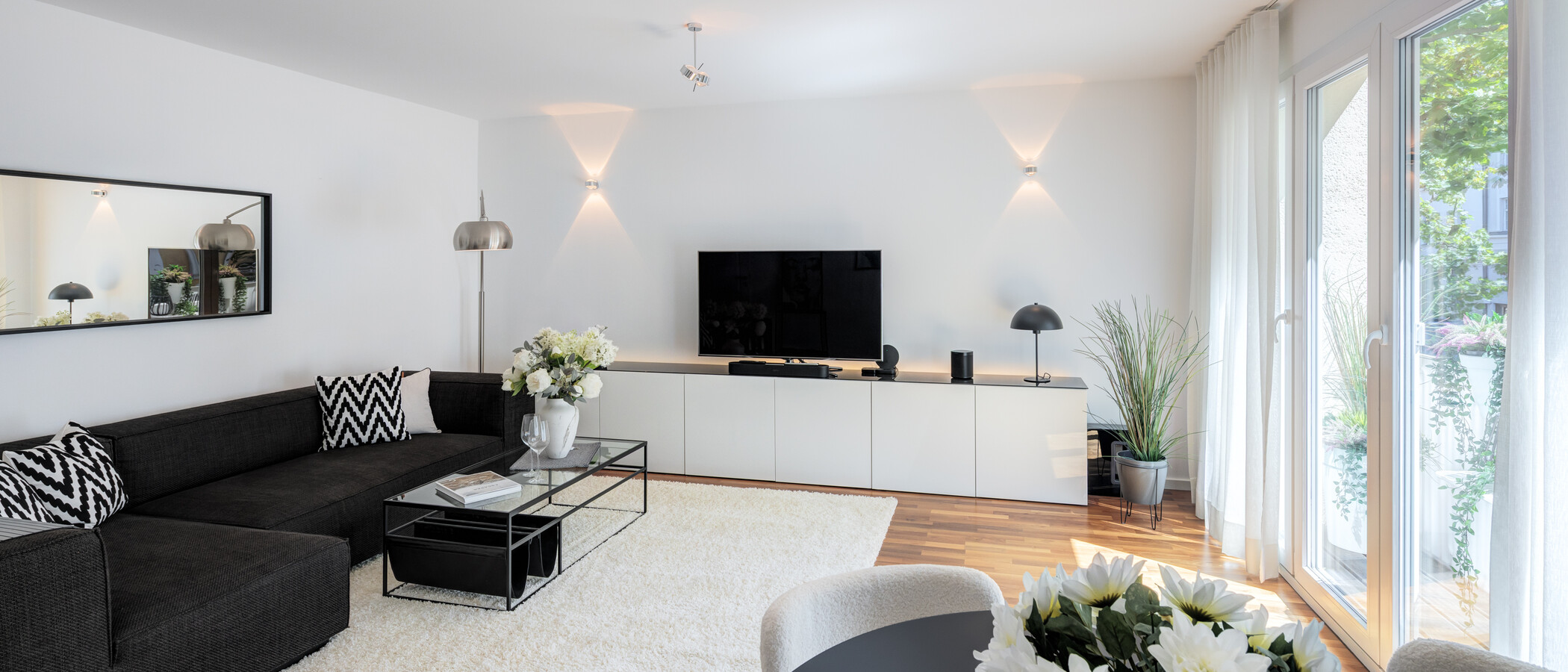 apartamento München Schwabing-West (rund um den Hohenzollernplatz) 04 sala de estar 14976
