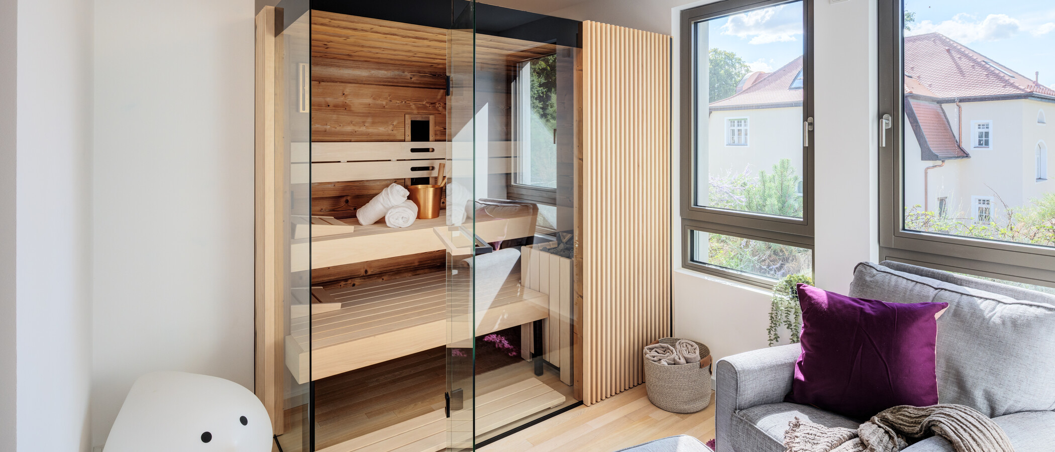casa pareada Herrsching am Ammersee 01 sauna 14978