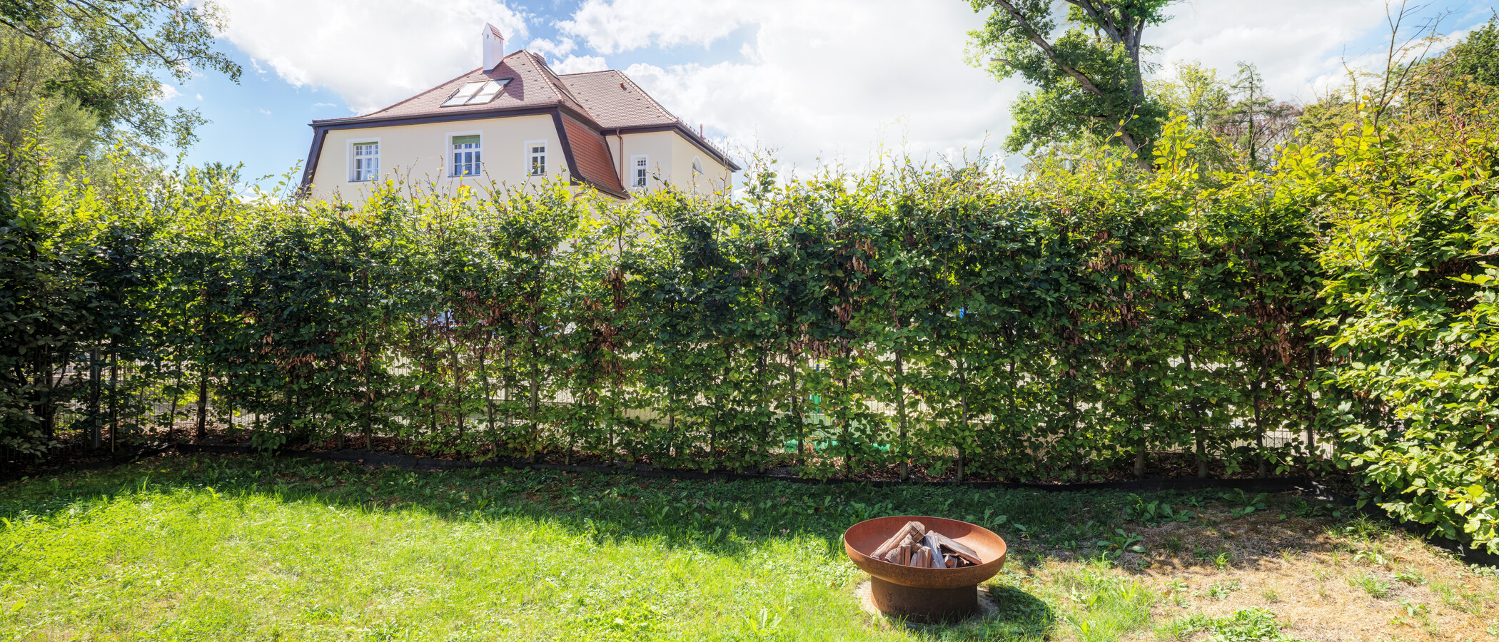casa pareada Herrsching am Ammersee 01 jardín 14978
