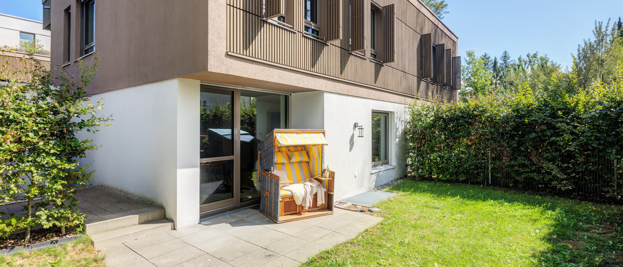 casa pareada Herrsching am Ammersee 02 terraza 14978