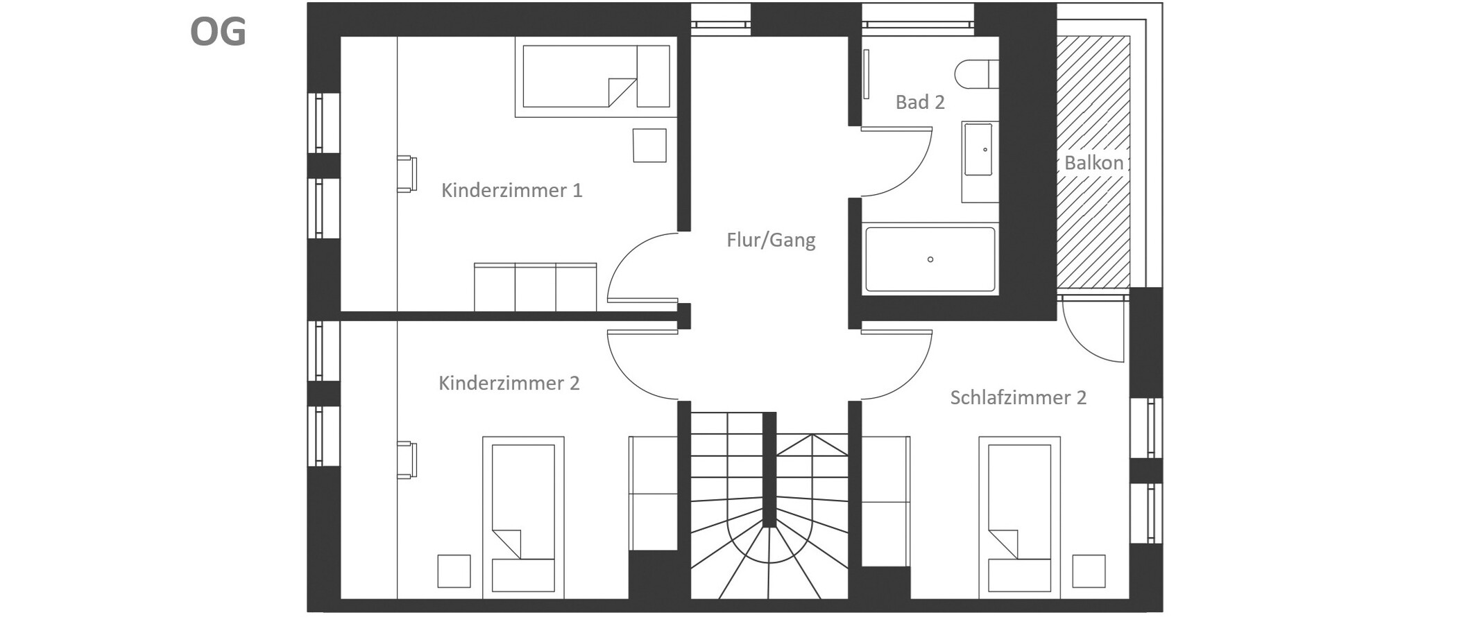 casa pareada Herrsching am Ammersee 02 plano 14978