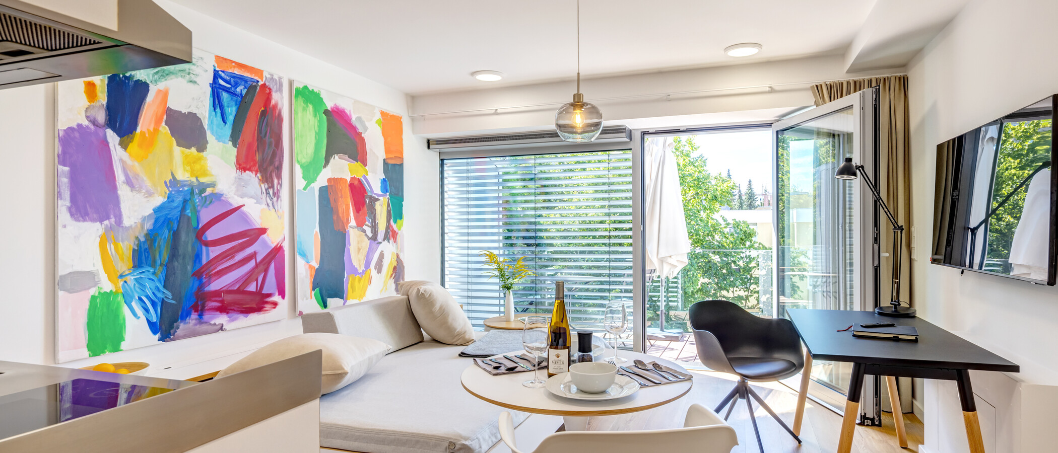 apartamento München Thalkirchen 01 zona de día  14982