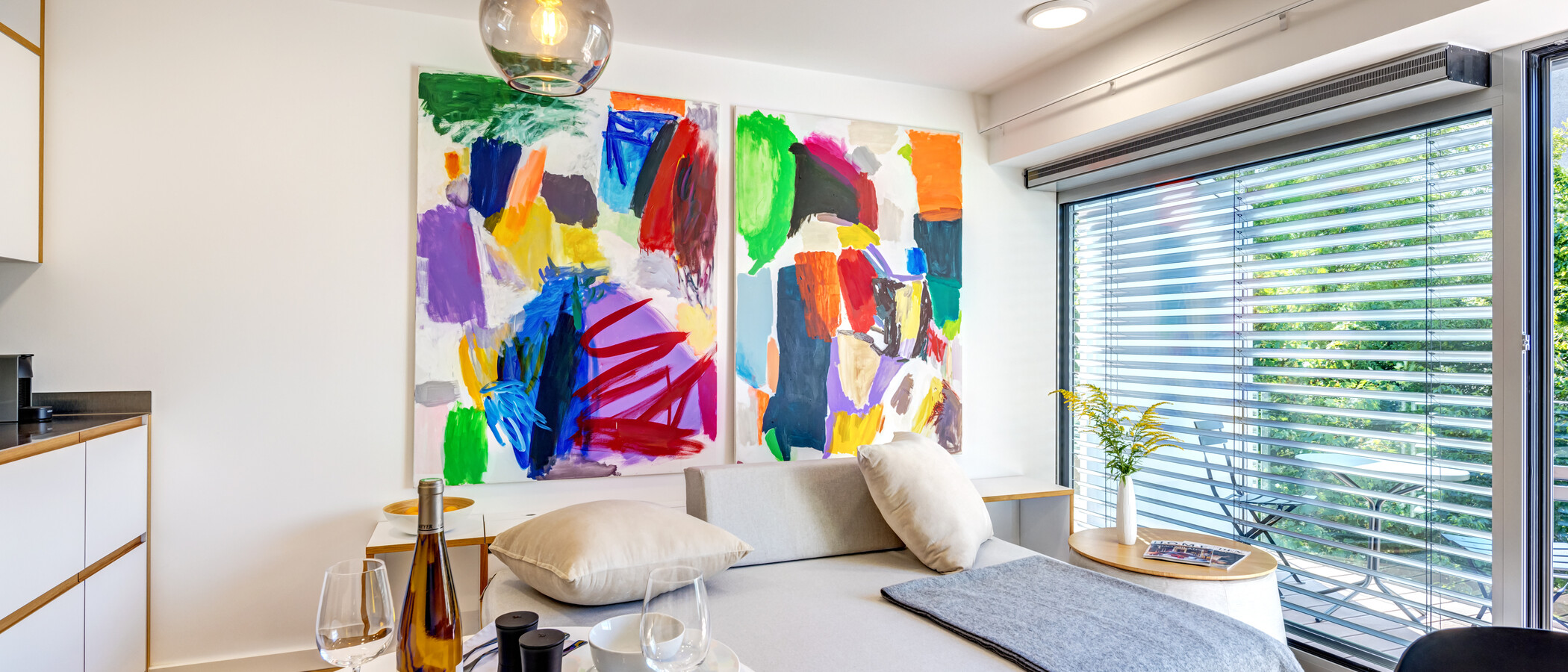apartamento München Thalkirchen 04 zona de día  14982