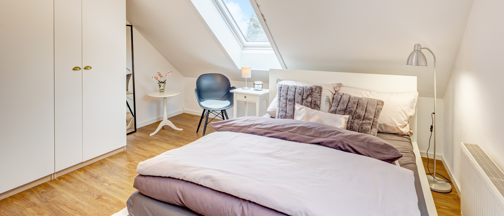 ático München Untermenzing 03 dormitorio 14986
