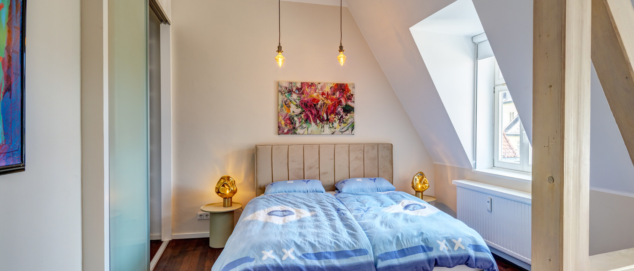 dúplex München Ludwigsvorstadt 01 1. dormitorio 14989