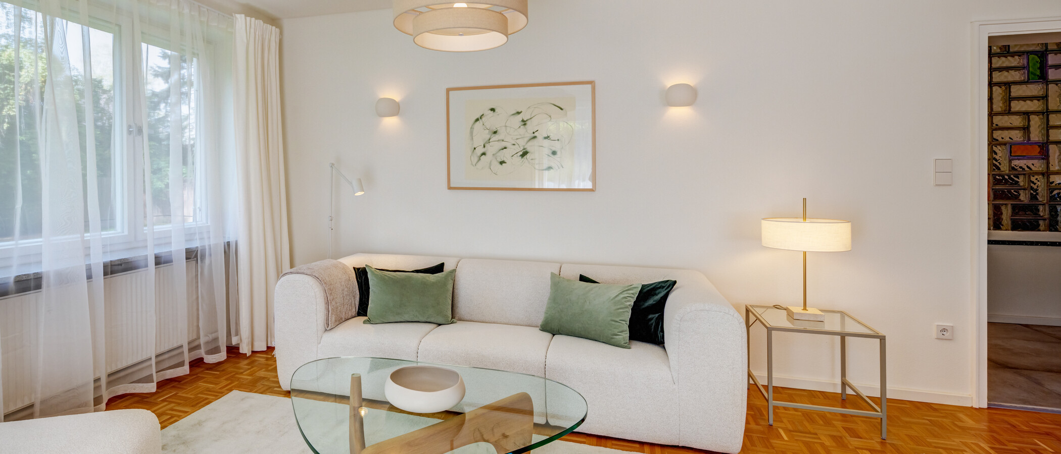 apartamento München Harlaching 02 zona de día  14990