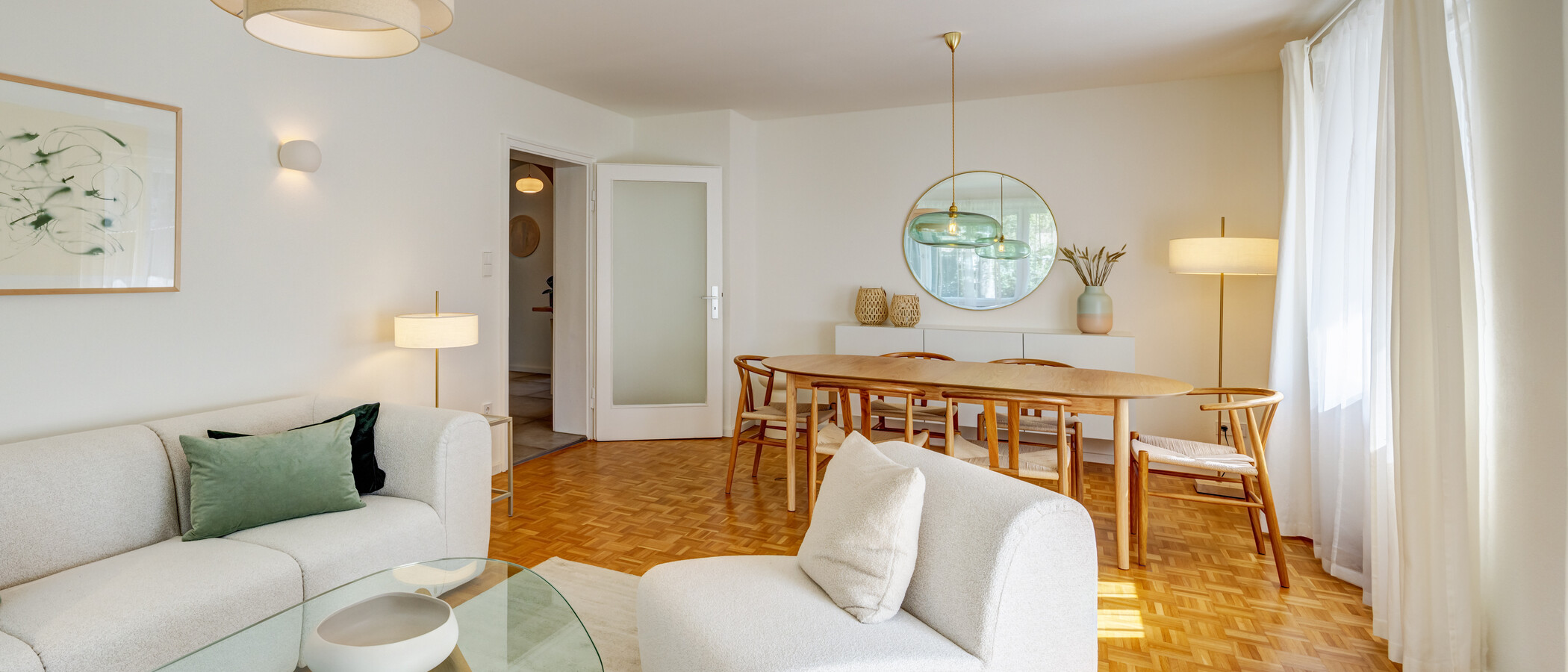 apartamento München Harlaching 03 zona de día  14990