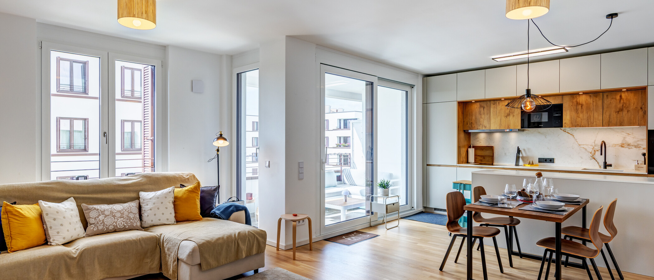 apartamento München Neuperlach 01 zona de día  14991