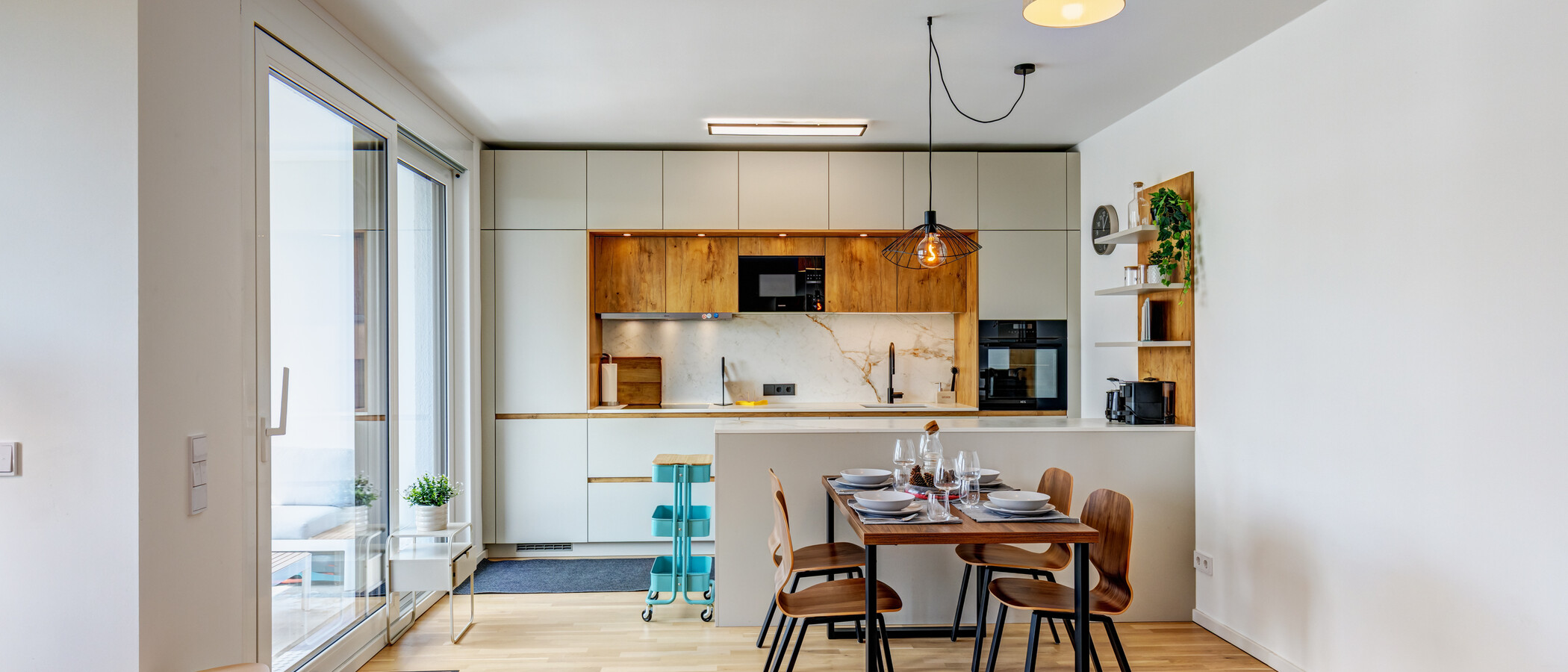 apartamento München Neuperlach 02 zona de día  14991