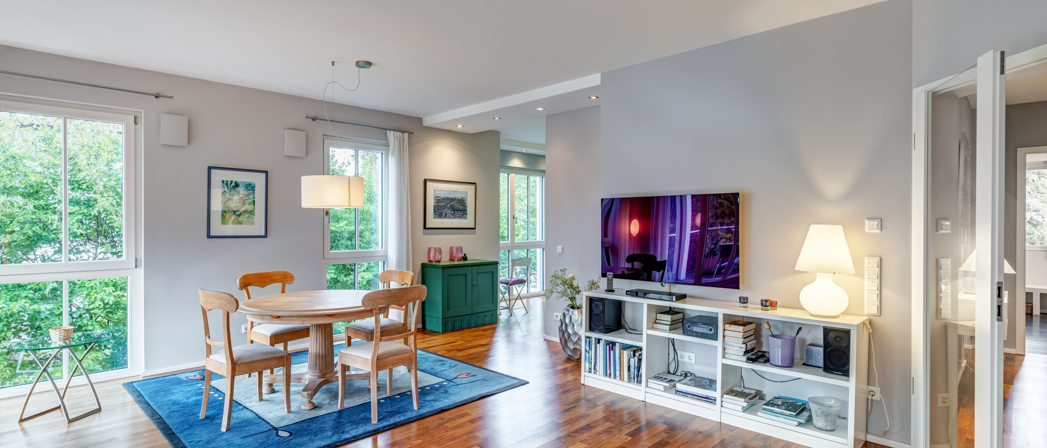 apartamento München Solln 02 zona de día  14998