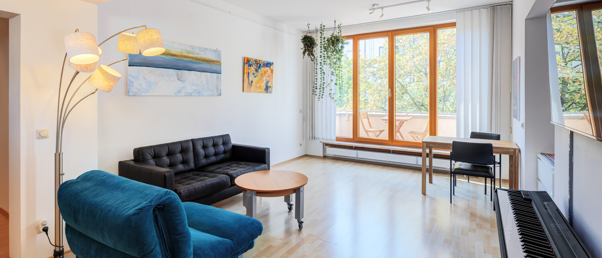 apartamento München Maxvorstadt 01 zona de día  15001