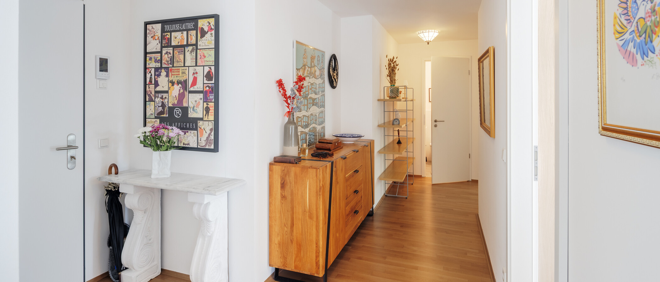 piso con jardín München Trudering 01 pasillo 15002