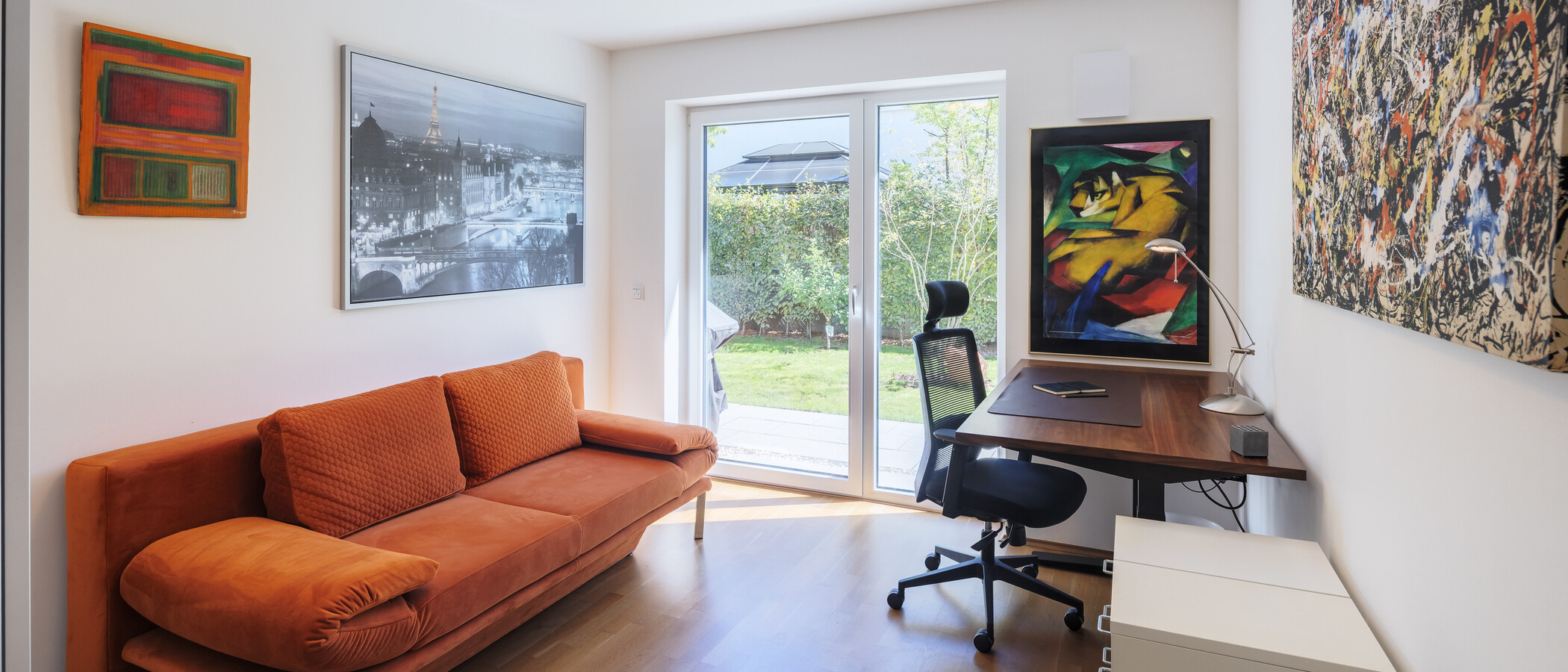 piso con jardín München Trudering 01 Oficina / Habitación de invitados 15002