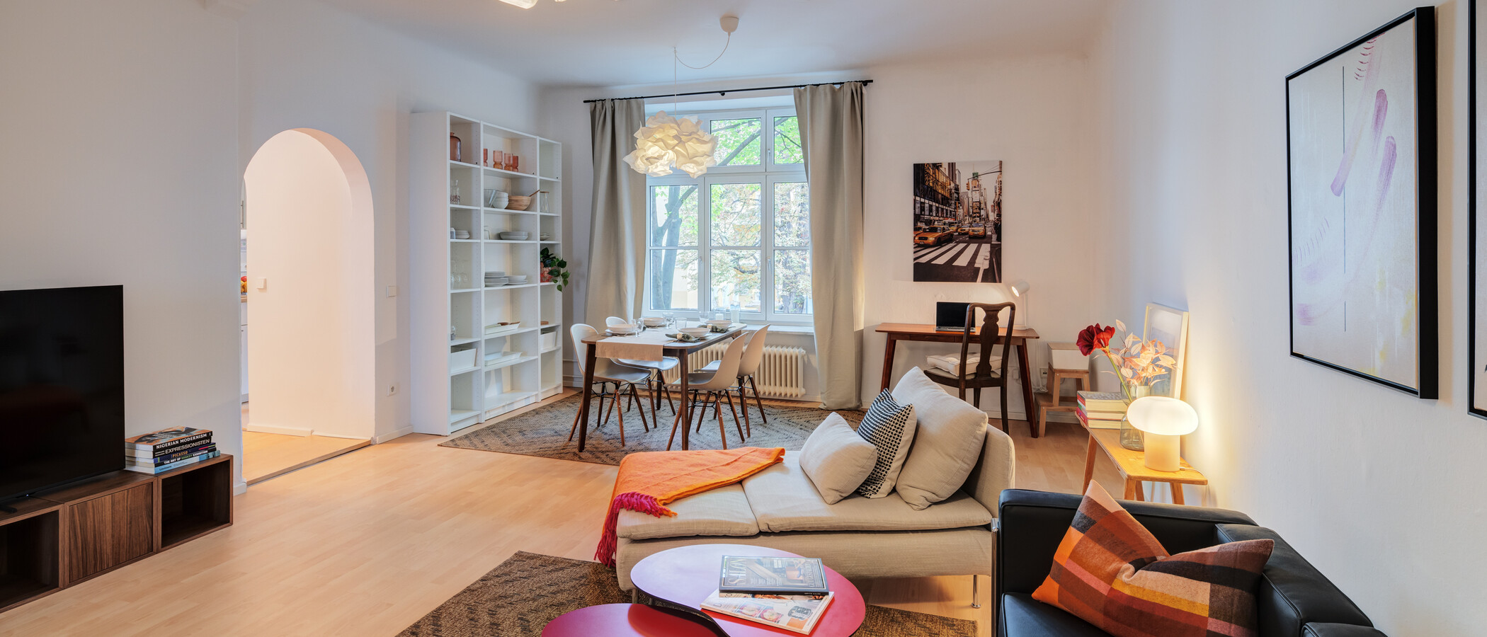 apartamento München Maxvorstadt 01 zona de día  15003