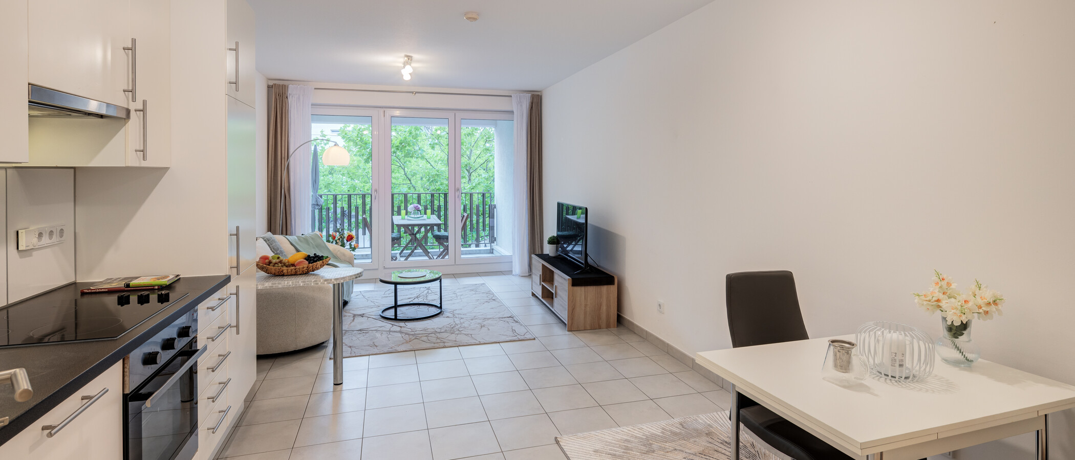 apartamento München Neuhausen 02 zona de día  15009