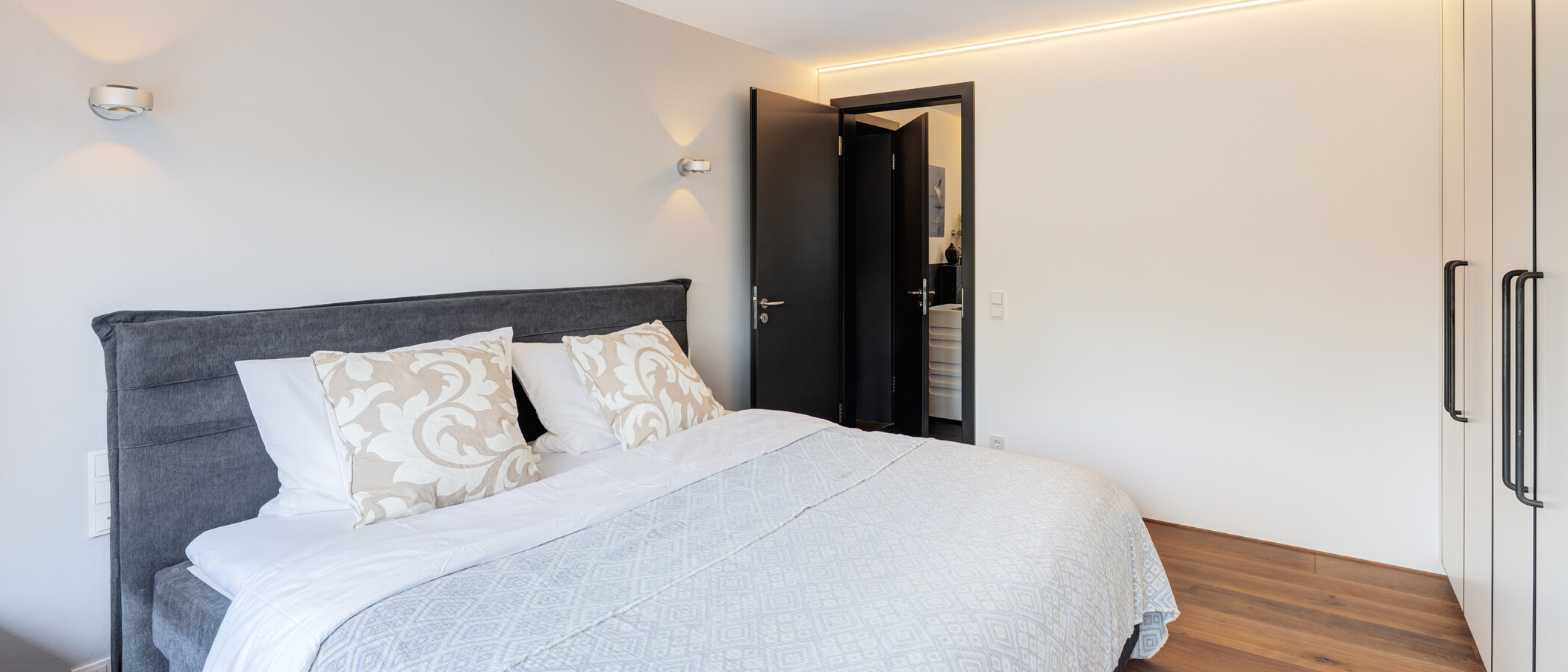 ático con terraza München Solln 02 dormitorio 15010
