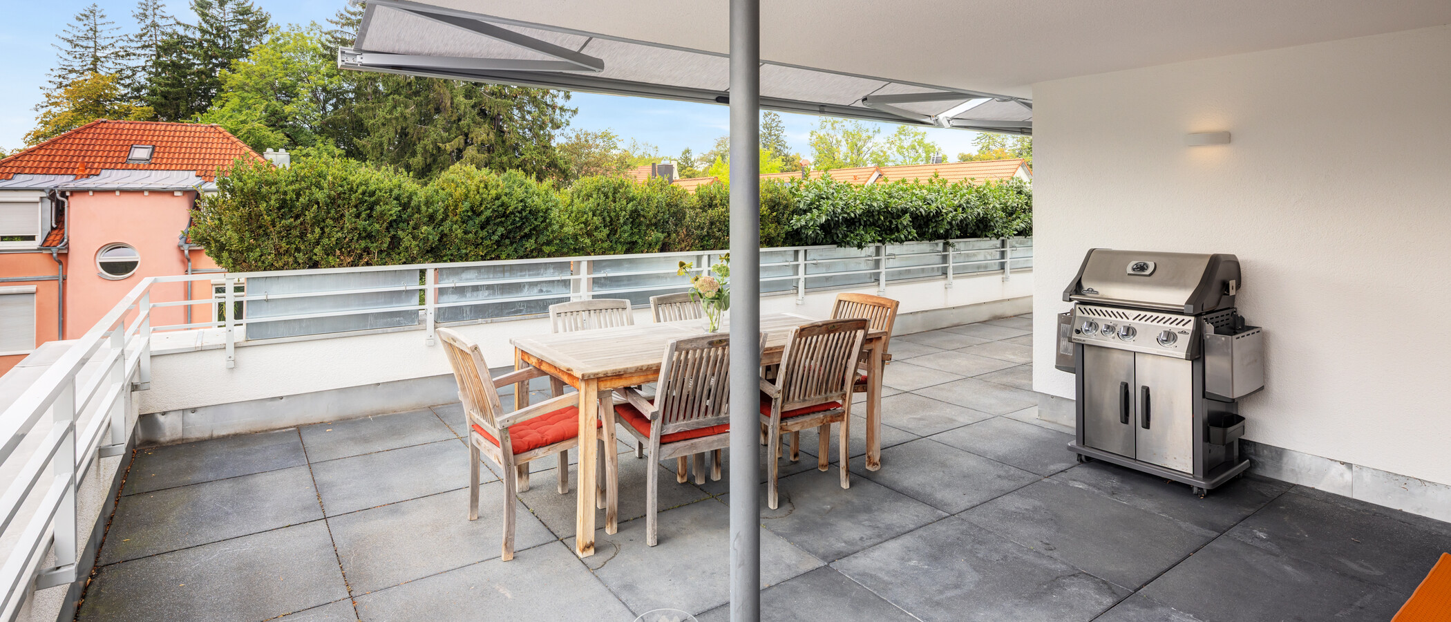 ático con terraza München Solln 02 azotea 15010