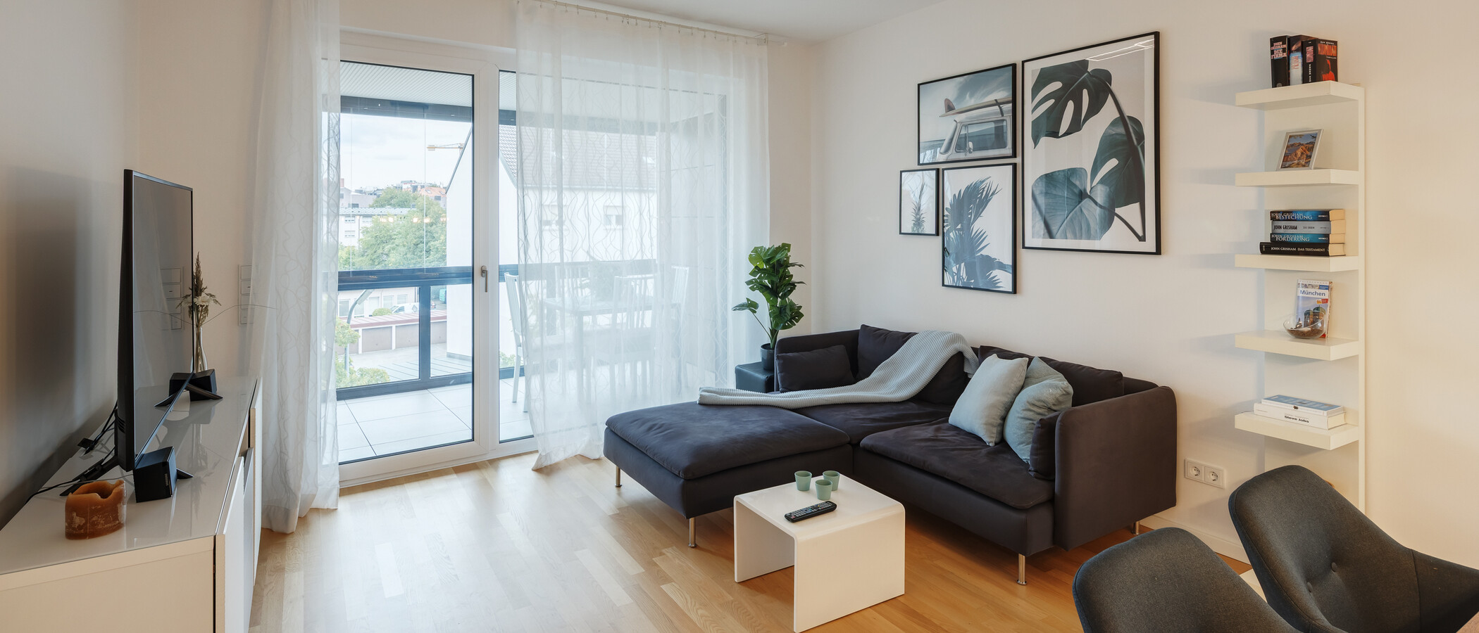 apartamento München Neuhausen 02 zona de día  15011
