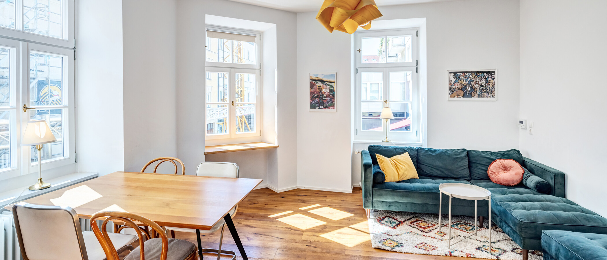 apartamento München Glockenbachviertel 01 zona de día  15015