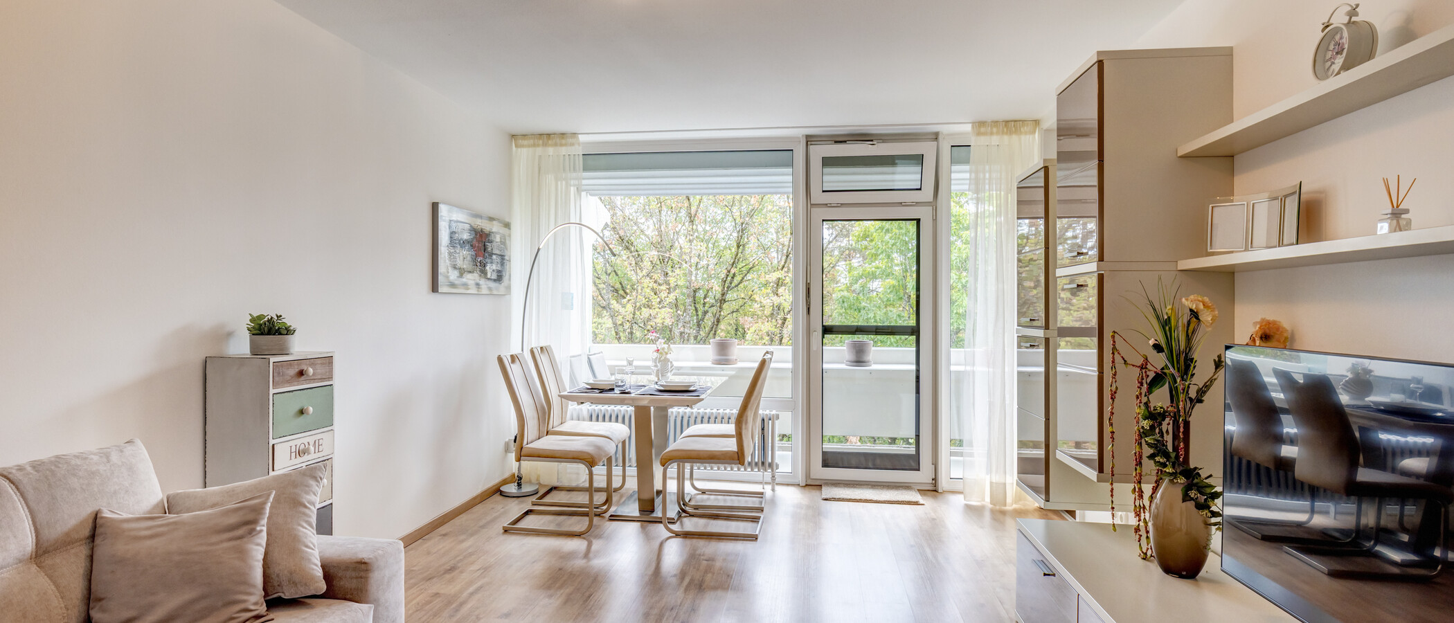 apartamento München Neuperlach 01 zona de día  15020