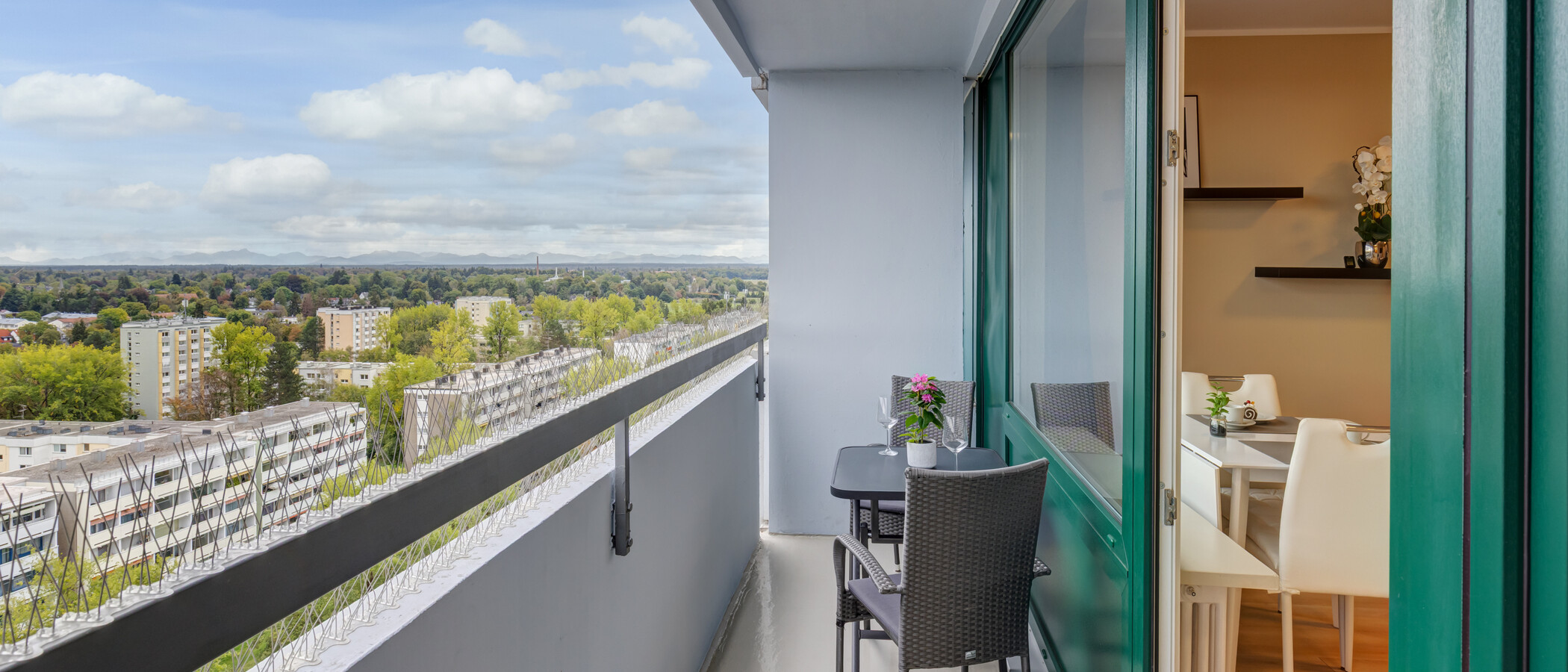 apartamento München Parkstadt Solln 01 balcón 15024