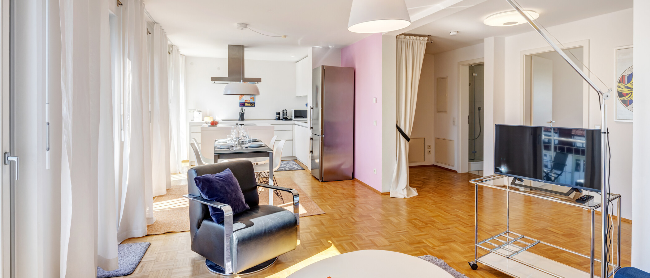 apartamento München Schwanthalerhöhe 03 zona de día  15025